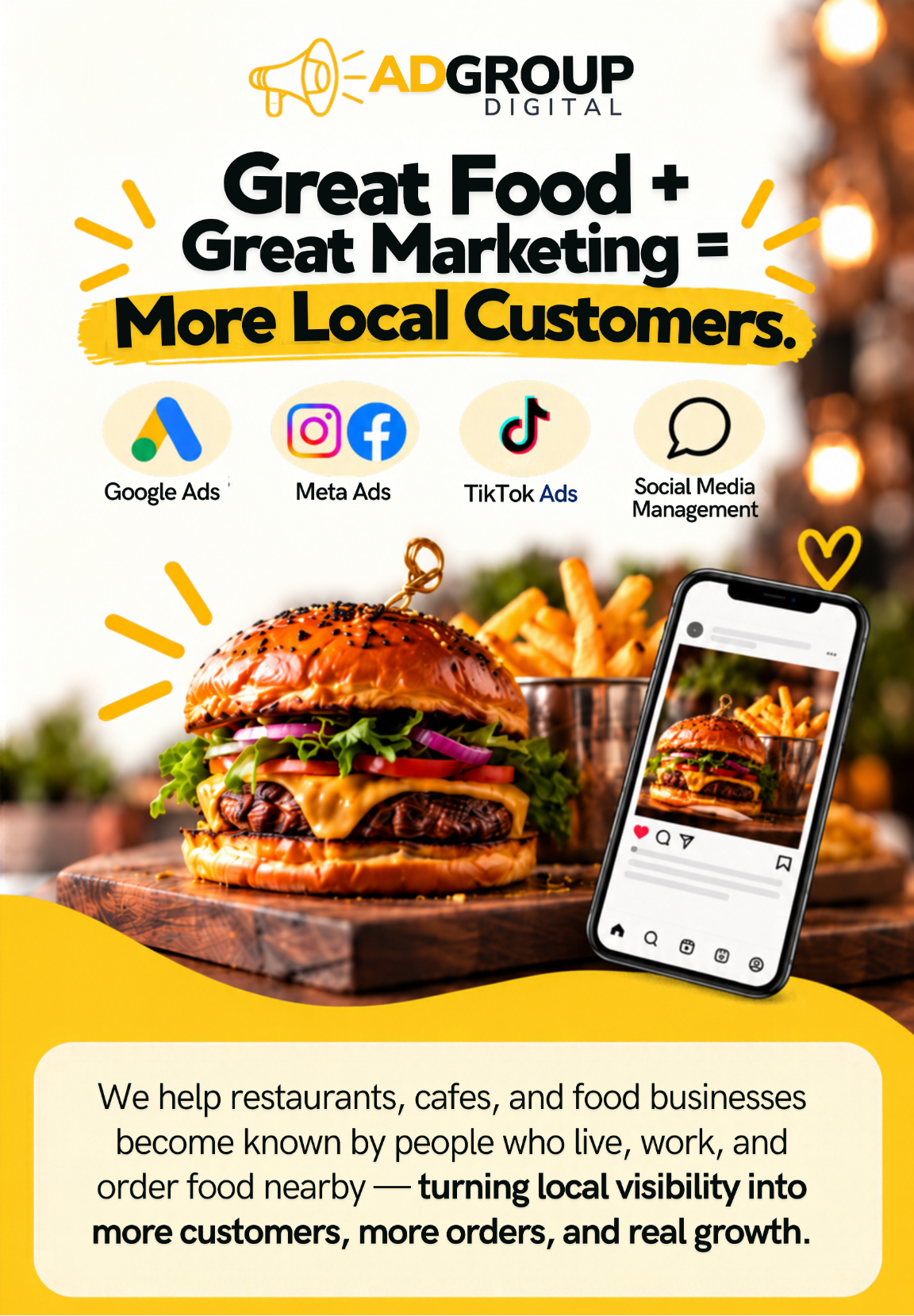 ADGroup Digital Marketing Agency for Restaurants